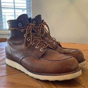 Red Wing Moc Toe Boots 11D